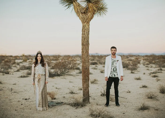 Back to the Future Inspired Vow Renewal in Joshua Tree